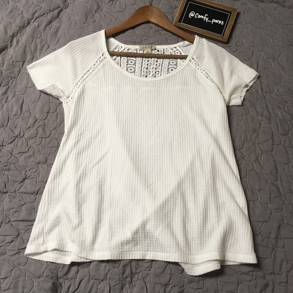 Lucky Brand 🍀 Woven White Shirt
